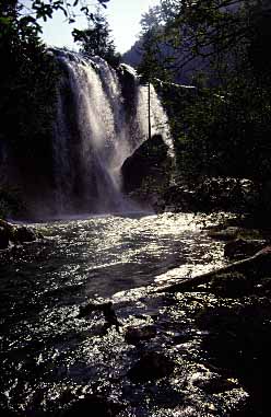 Pear Waterfall, Jiuzgaigo, China, Jacek Piwowarczyk, 1997