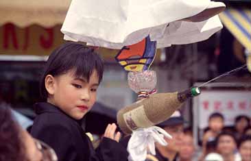 Bun Festival, Cheung Chau Island, Hong Kong, Jacek Piwowarczyk 1999