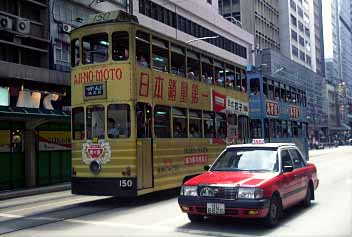 Tram, Central, Hong Kong, Jacek Piwowarczyk, 1999
