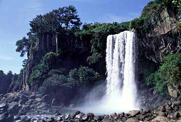 Chongbang Waterfall, Sogwip'o, Cheju Island, South Korea, 1999