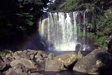 Chonjeyon Waterfall, Cheju Island, South Korea, 1999