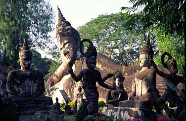 Buddha park, Laos, Jacek Piwowarczyk, 2000