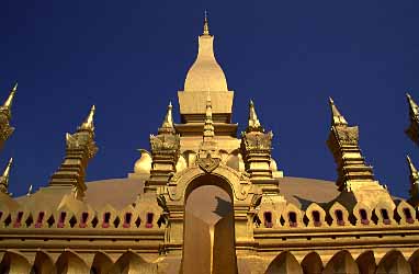Vientiane, Wat Pha That Luang, Laos, Jacek Piwowarczyk, 2000