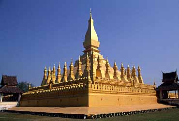 Vientiane, Wat Pha That Luang, Laos, Jacek Piwowarczyk, 2000