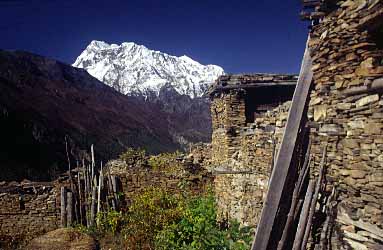 Gyaru, Marsyangdi Vally, Nepal, Jacek Piwowarczyk, 1995