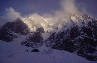 Dhaulagiri Base Camp, Mayangdi Valley, Nepal, Jacek Piwowarczyk, 1996