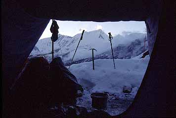 Dhaulagiri Base Camp, Mayangdi Valley, Nepal, Jacek Piwowarczyk, 1996