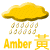 Amber rainstrom warning